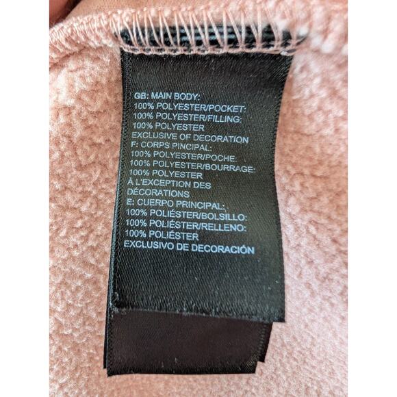 The North Face Cragmont Fleece Sweater Womens Medium Emberglow Orange 1/4 Snap - Picture 4 of 4